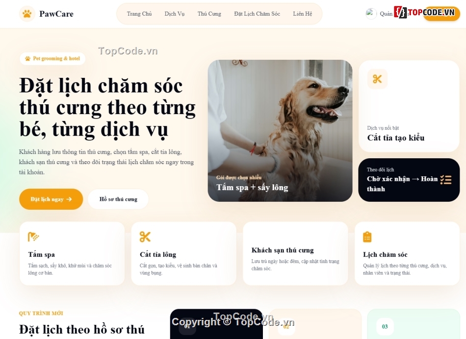 thú cưng,Web bán thú cưng,web thú cưng